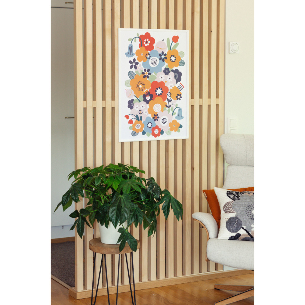 TARJOUS Kukkaloisto Juliste V rik s 50x70cm Taito Shop