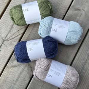 Line-pellavasekoitelanka 50 g