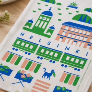 Alternative view of Helsinki pyyhe